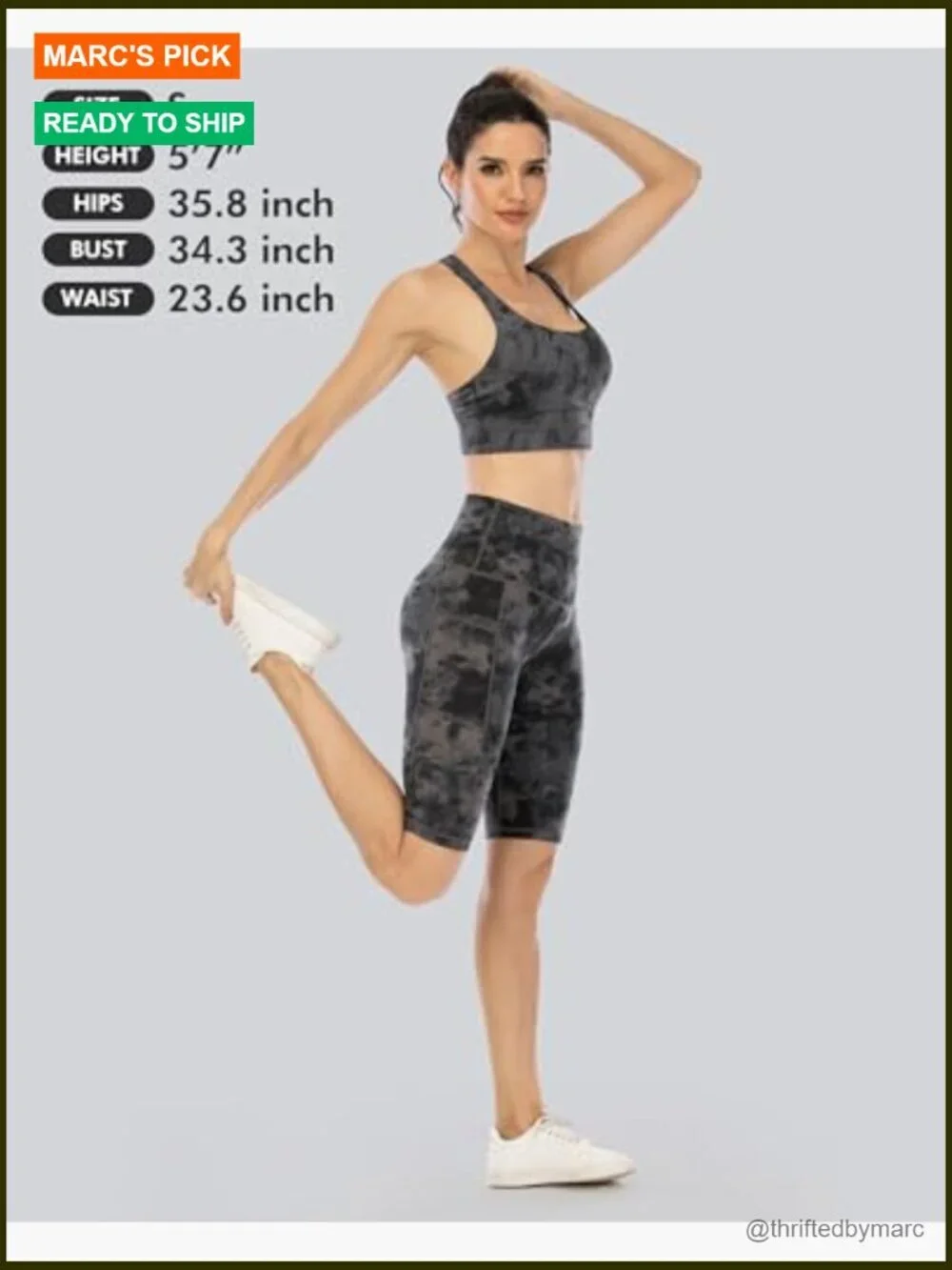 High Waisted Tummy Control Yoga Shorts with Pockets 4-Pack